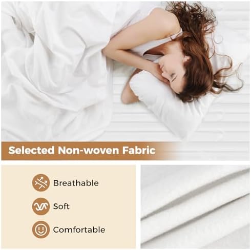 WELLHUT Dual Control Heated Mattress Pad Full Size
