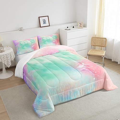 Feelyou Galaxy Comforter Set for Kids