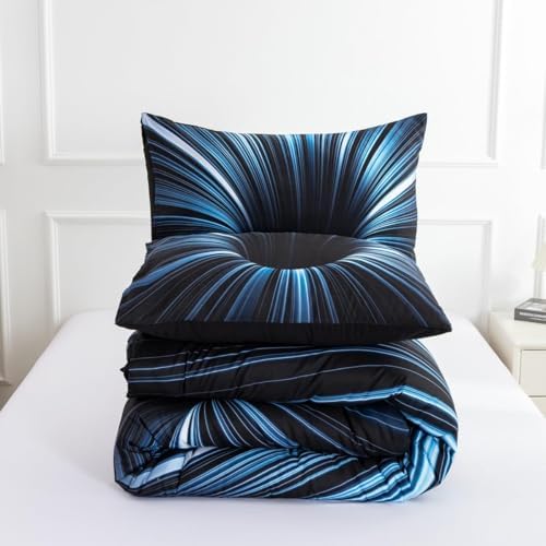 NTBED 3D Abstract Geometric Comforter Set for Kids
