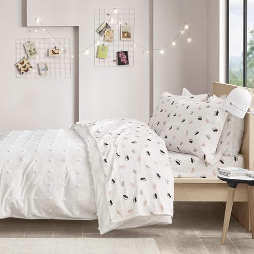 Intelligent Design Flannel Sheet Set with Cute Animal Prints