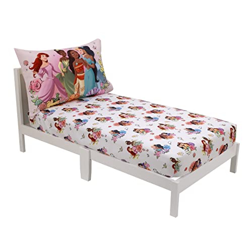 NoJo Disney Princesses 2-Piece Toddler Sheet Set 1