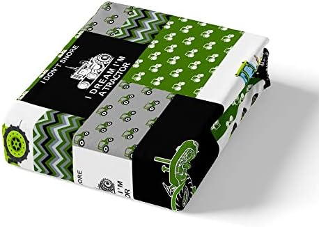 Feelyou Tractor Bed Sheet Set Twin Size Cartoon Farm Design
