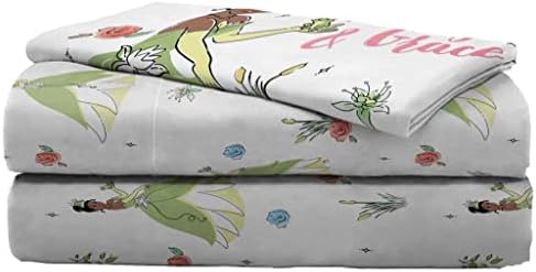 Jay Franco Disney Princess and Frog Twin Sheet Set - 3 Piece