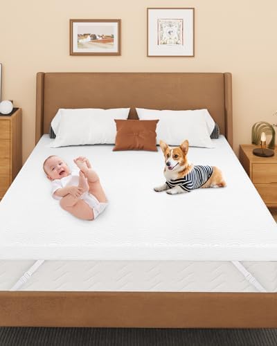 Zenzy 2 Inch Waterproof Mattress Cover Only