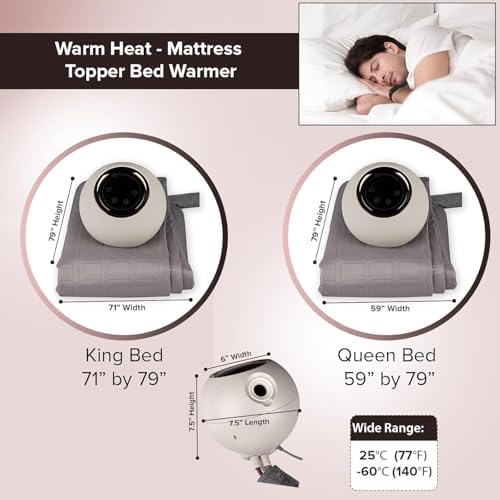 Thermacycle Water Circulating Mattress Pad - EMF-Free Quiet King Size