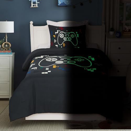 Wink Deer Glow in The Dark Twin Comforter Set