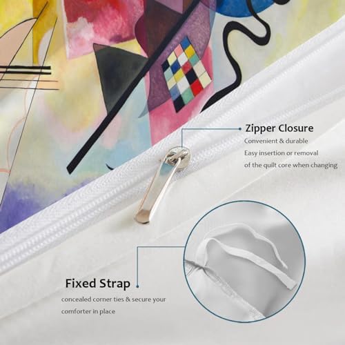 Kids Duvet Cover Set with Zipper and Pillowcases