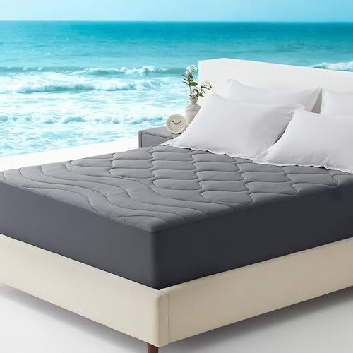 Sleep Zone Cooling Mattress Pad Queen