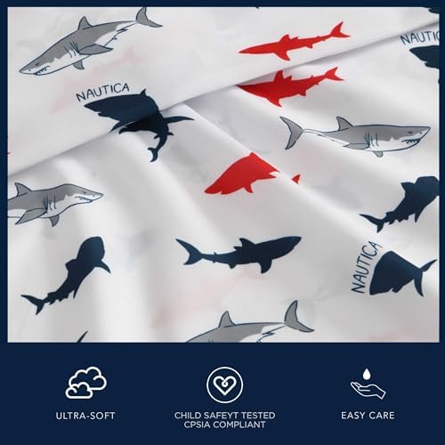 Nautica Kids Full Sheet Set with Matching Sham