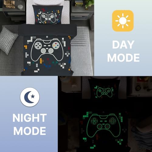 Wink Deer Glow in The Dark Twin Comforter Set