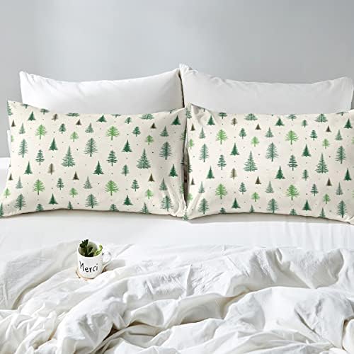 Castle Fairy Christmas Tree King Size Bedding Set 3pcs
