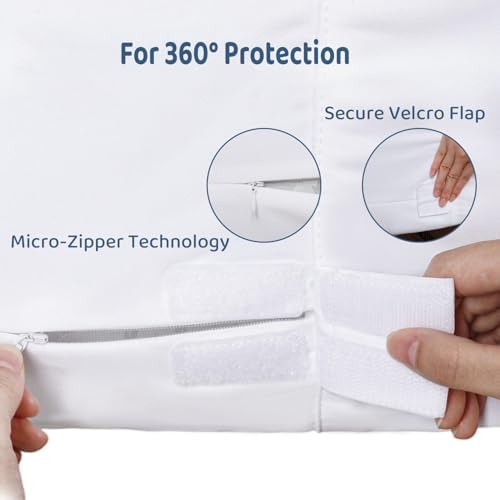 Miloll Waterproof Twin XL Mattress Encasement 6-9 Inch
