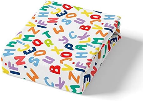 Feelyou 3D Alphabet Fitted Sheet Set Twin Size
