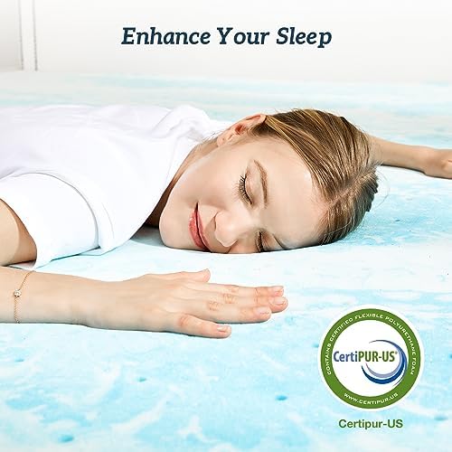 Sweetcrispy Cooling Gel Mattress Topper Full Size