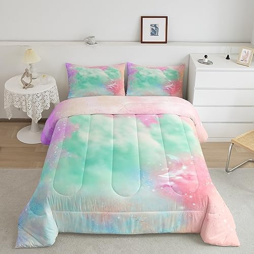 Feelyou Galaxy Comforter Set for Kids