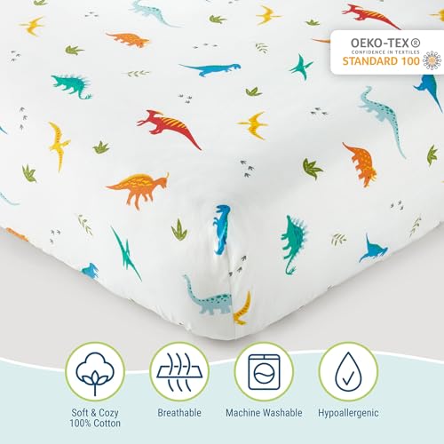 Wildkin Toddler Sheet Set - Jurassic Dinosaurs