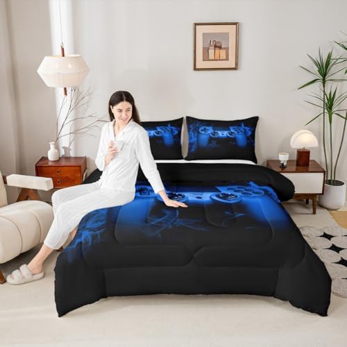 Feelyou Gamer Comforter Set Twin Size 2 Pcs