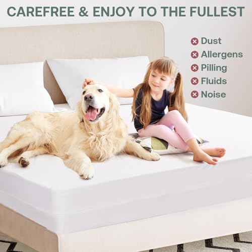 WINKAURA 60x80 Queen Mattress Protector 9 Inch Deep
