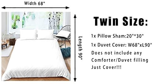 Feelyou Ocean Wave Duvet Set Full Size 3Pcs