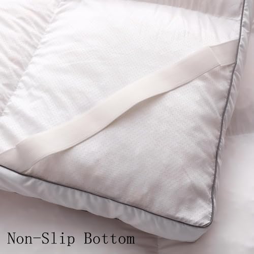 TESIONE 3 Inch King Size Memory Foam Mattress Topper