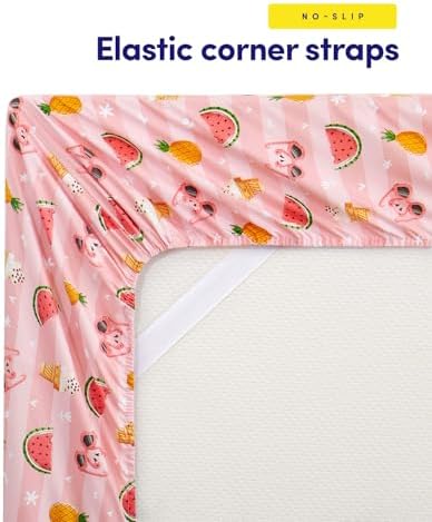 1500 Supreme Kids Bed Sheet Set - Twin Summer Fun Pink