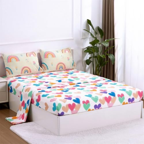NTBED Rainbow Comforter Set 5 Piece Twin