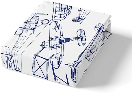 Feelyou Queen Duvet Cover Set with 3D Print Flight Design 1