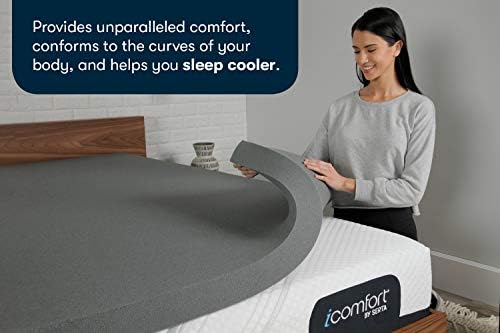 Serta Carbon Dream Cooling Mattress Topper 3 Inch Twin