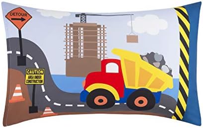 EVERYDAY KIDS Construction Twin Bed Sheet Set for Kids