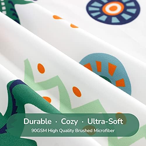 SLEEP ZONE Kids Little Crocodile Sheet Set 3-Piece