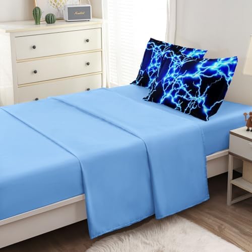 Twin Bed in a Bag Lightning Comforter Set for Boys