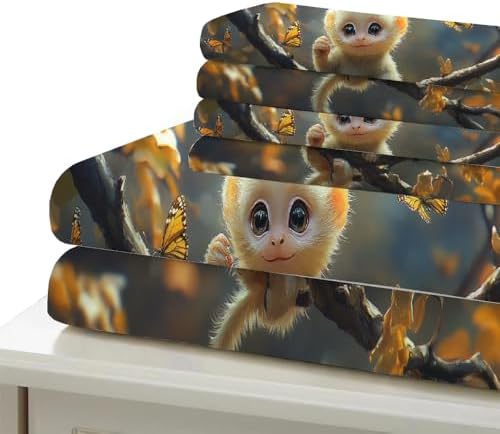 Kids Duvet Cover Set with Zipper and 2 Pillow Cases