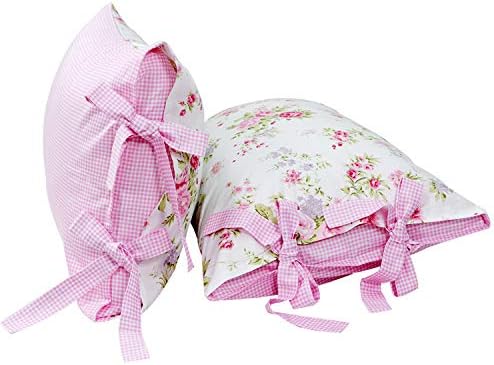 FADFAY Cal King Duvet Cover Set 7Pcs Shabby Rose Floral