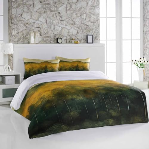Alandar Home Autumn Forest Sky Duvet Set 3 Piece