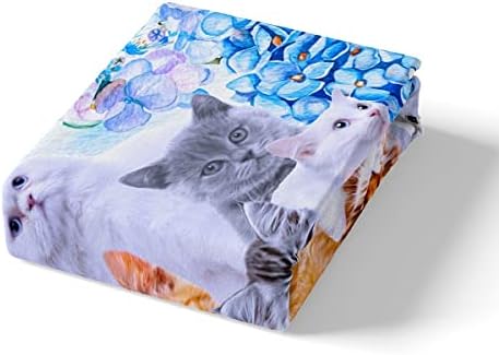 Feelyou Kids Cat Bedding Sheet Set 3Pcs Twin