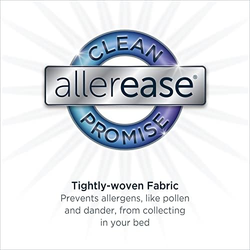 AllerEase Organic Cotton Top Waterproof Mattress Pad Queen