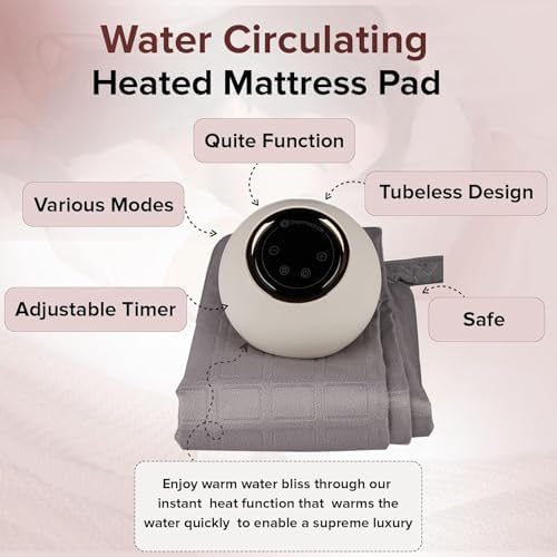 Thermacycle Water Circulating Mattress Pad - EMF-Free Quiet King Size