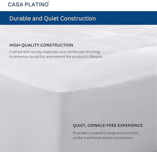 Casa Platino Full Size Mattress Protector with Topper