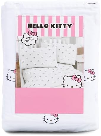 Jay Franco Sons Hello Kitty Bows Cotton Sheet Set Twin