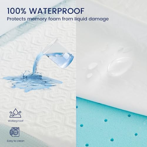 Belffin 2 Inch Gel Memory Foam Mattress Topper Full Size