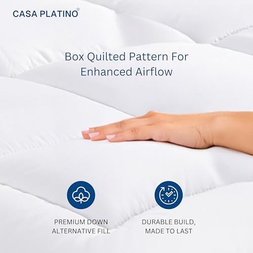 Casa Platino Full Size Mattress Protector with Topper