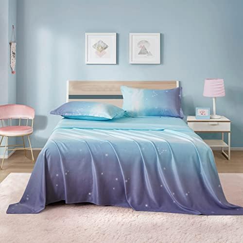 Dinjoy Rainbow Ombre Sheet Set 4 Pieces for Girls Women