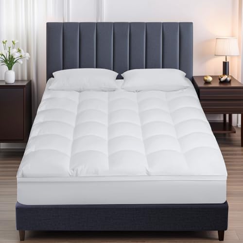 King Mattress Topper with Cooling Breathable Design