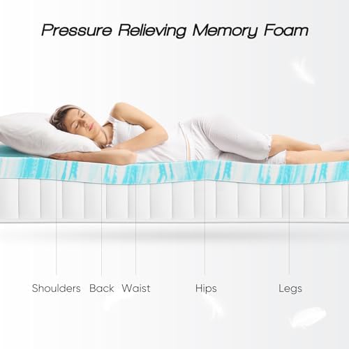 Sweetcrispy Cooling Gel Mattress Topper Full Size
