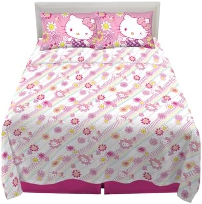 Franco Hello Kitty Bedding Microfiber Sheet Set Queen