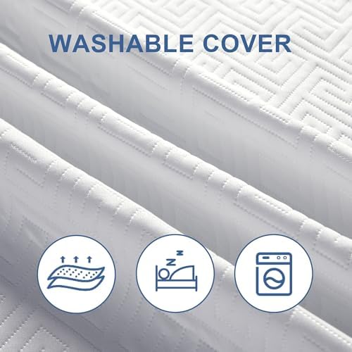 Eiayeebil 3 Inch Memory Foam Mattress Topper Queen