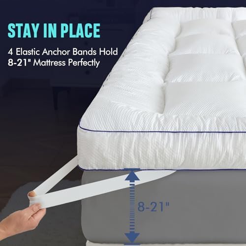 INSPIRE CRAFTER King Size Memory Foam Mattress Topper 1