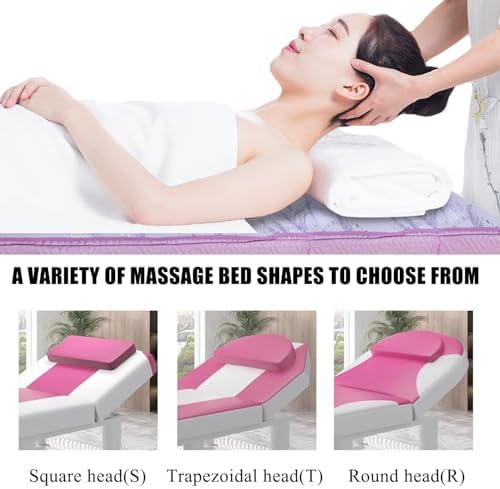 LDLCYCN Cooling Massage Mattress Pad with Face Hole