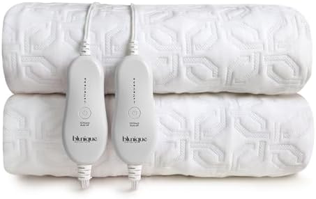 Electric Heated Mattress Pad King Size Dual Control Warmer