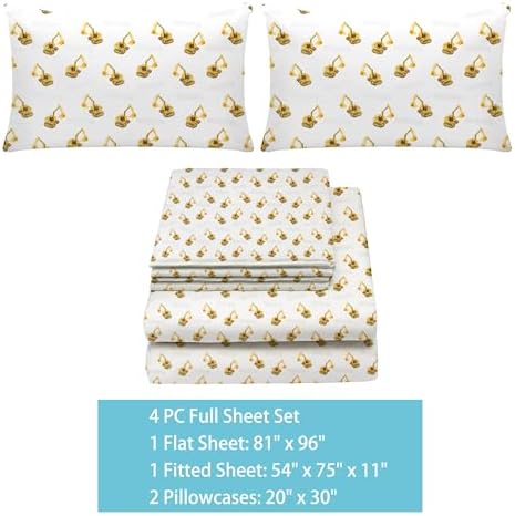 LITTLE CELEBRITY Full Sheet Set Kids Boys Girls 4 Piece